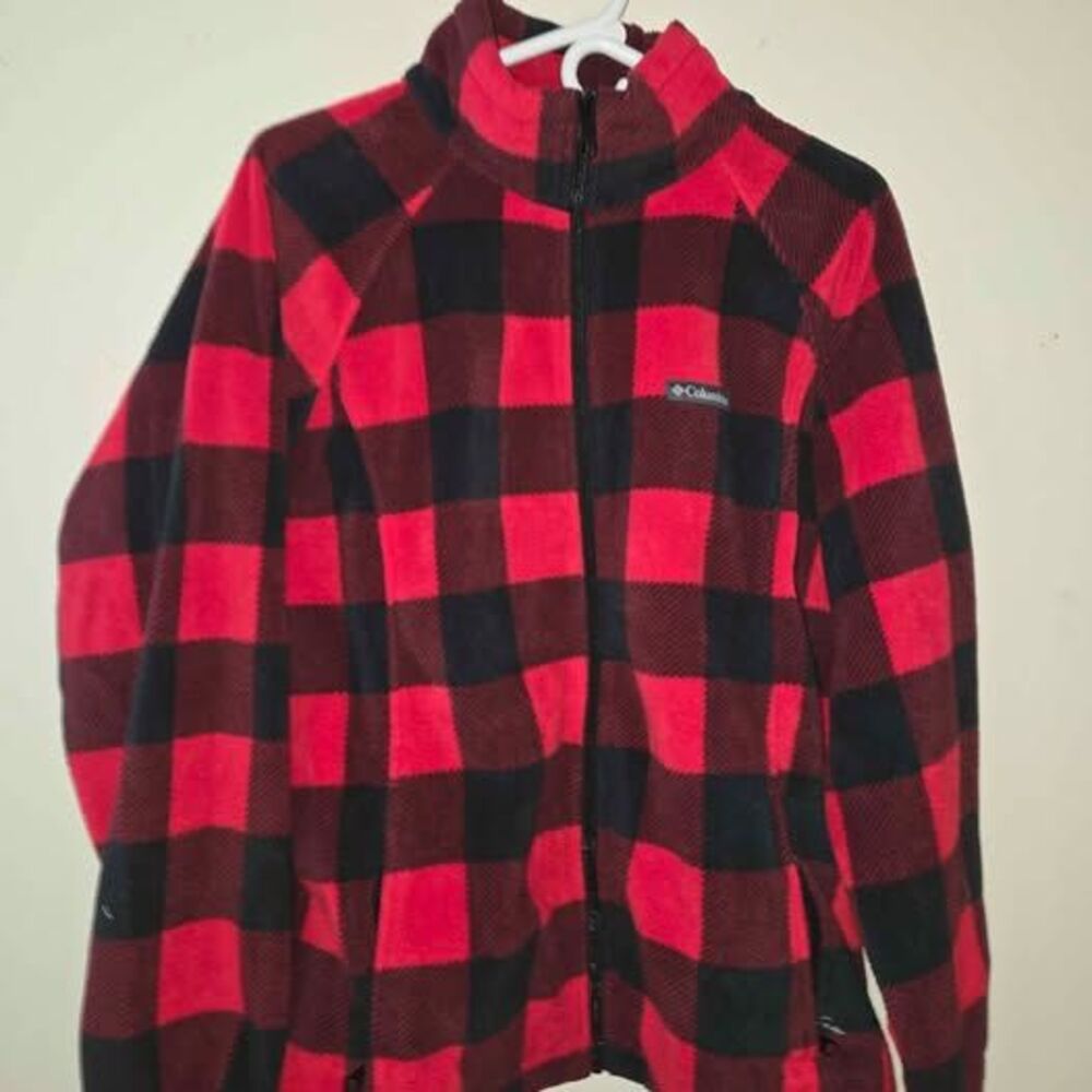 Columbia Buffalo Plaid Fleece Jacket Size 2X